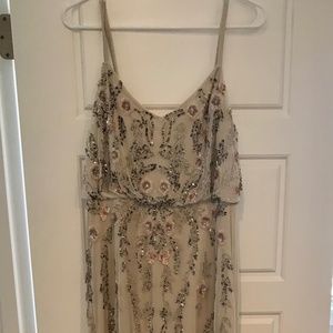 Adrianna Papell beaded dress size 8